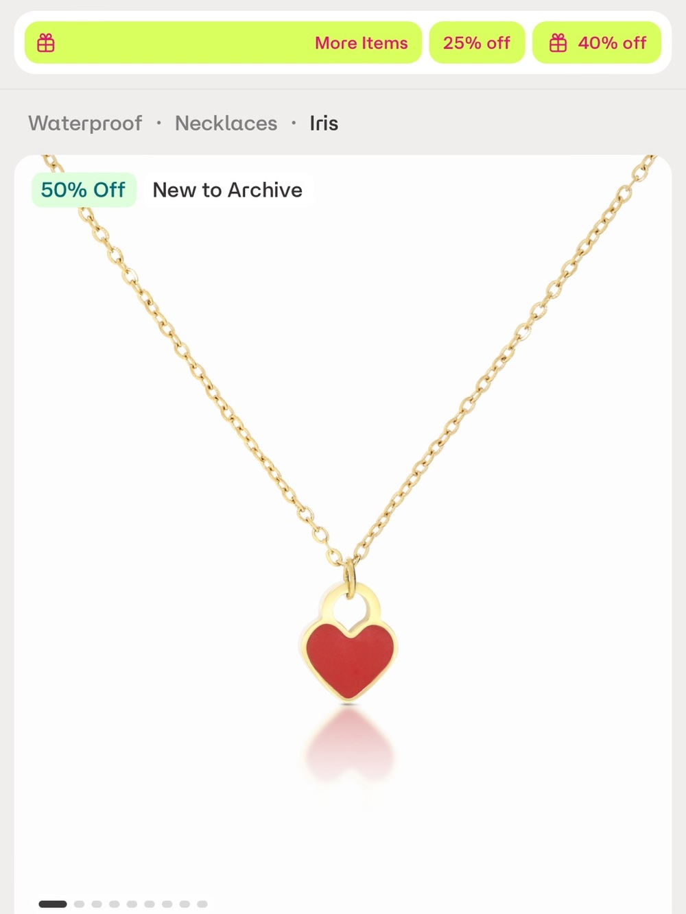 Hey Harper Heart Pendant Necklace